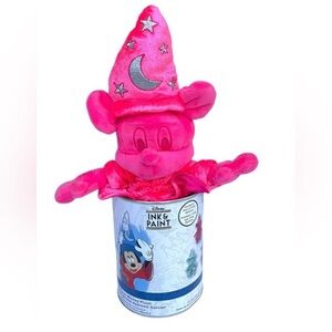 Disney Ink and Paint Series 2 Pink Sorcerer Mickey Mouse Plush